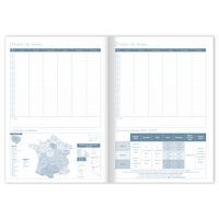 Agenda de bord millésimé piqué 21x29,7cm 116p - Image 9