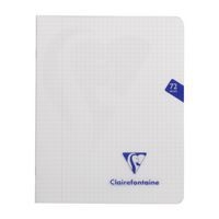 Mimesys cahier piqué polypro 16,5x21cm 72p Q.5x5 + marge coloris assortis - Image 5