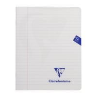 Mimesys cahier piqué polypro 16,5x21cm 72p ligné + marge coloris assortis - Image 6