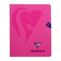Mimesys cahier piqué polypro 16,5x21cm 72p ligné + marge coloris assortis - Image 7
