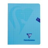 Mimesys cahier piqué polypro 16,5x21cm 72p Q.10x10 + marge coloris assortis - Image 3
