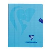 Mimesys cahier piqué polypro 16,5x21cm 72p Q.4x8 + marge coloris assortis - Image 5