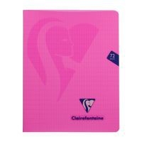 Mimesys cahier piqué polypro 16,5x21cm 72p Q.4x8 + marge coloris assortis - Image 6