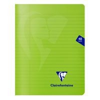Mimesys cahier piqué polypro 17x22cm 48p ligné + marge coloris assortis - Image 7