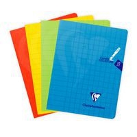 Mimesys cahier d'écriturepiqué polypro 17x22cm 32p séyès 3mm 12/12 coloris assortis - Image 3