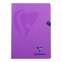 Mimesys cahier piqué polypro 21x29,7cm 96p Q.4x4 + marge coloris assortis - Image 4