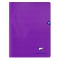Mimesys cahier piqué polypro 24x32cm 96p Q.5x5 coloris assortis - Image 6