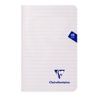Mimesys carnet piqué polypro 11x17cm 48p ligné coloris assortis - Image 4