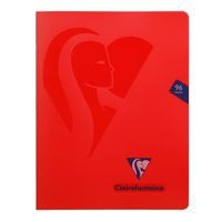 Mimesys album cahier piqué polypro 17x22cm 96p uni coloris assortis - Image 2