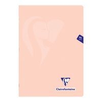 Mimesys PASTEL cahier piqué polypro 21x29,7cm 96p Q.5x5 coloris assortis - Image 2