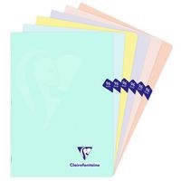Mimesys PASTEL cahier piqué polypro 21x29,7cm 96p Q.5x5 coloris assortis - Image 4