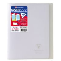 Koverbook piqué polypro transparent 10 couleurs ass 17x22cm 48p séyès livré en boîte prêt-à-vendre - Image 3