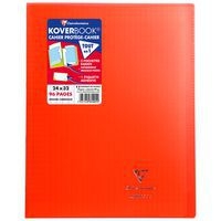 Koverbook piqué polypro transparent 10 couleurs ass 24x32cm 96p séyès livré en boîte prêt-à-vendre - Image 5