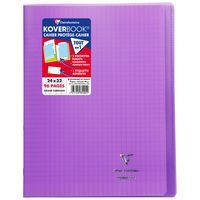 Koverbook piqué polypro transparent 10 couleurs ass 24x32cm 96p séyès livré en boîte prêt-à-vendre - Image 8