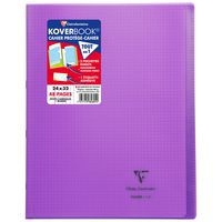 Koverbook piqué polypro transparent 10 couleurs ass 24x32cm 48p Q.5x5livré en boîte prêt-à-vendre - Image 10