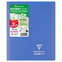 Koverbook piqué  couverture opaque en POLYPRO recyclé 9 couleurs ass 17x22cm 96p ligné + marge livré en boîte - Image 6