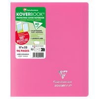 Koverbook piqué  couverture opaque en POLYPRO recyclé 9 couleurs ass 17x22cm 96p ligné + marge livré en boîte - Image 9