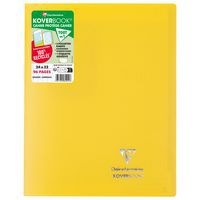 Koverbook piqué  couverture opaque en POLYPRO recyclé 9 couleurs ass 24x32cm 96p séyès livré en boîte prêt-à-v - Image 3