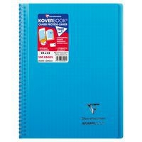 Koverbook reliure intégrale enveloppante PP transparent 24x32cm 100p Séyès coloris assortis livré en boîte prê - Image 7