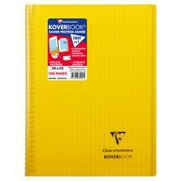 Koverbook reliure intégrale enveloppante PP transparent 24x32cm 100p Séyès coloris assortis livré en boîte prê - Image 9