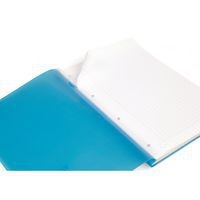 Koverbook bloc de cours agrafé grand côté perfo 4 trous 22,3x29,7cm 160p Q.5x5 + marge coloris assortis - Image 6