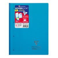 Koverbook bloc de cours agrafé grand côté perfo 4 trous 22,3x29,7cm 160p ligné + marge coloris assortis - Image 7