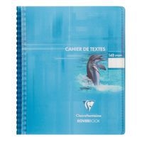 Koverbook textes reliure intégrale polypro transparent 17x22cm 148p séyès coloris assortis - Image 5