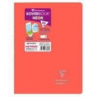 Koverbook NEON reliure intégrale enveloppante PP opaque 21x29,7cm 160p 5x5 + marge coloris assortis - Image 9