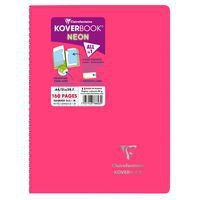Koverbook NEON reliure intégrale enveloppante PP opaque 21x29,7cm 160p 5x5 + marge coloris assortis - Image 10