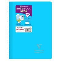 Koverbook NEON reliure intégrale enveloppante PP opaque 21x29,7cm 160p ligné coloris assortis - Image 5