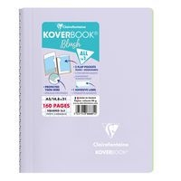 Koverbook BLUSH reliure intégrale enveloppante PP bicolore opaque 14,8x21cm 160p Q.5x5 coloris assortis - Image 2