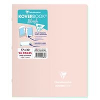 Koverbook BLUSH piqué PP bicolore opaque 17x22cm 96p ligné + marge coloris assortis - Image 4