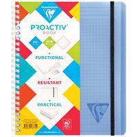 Linicolor Proactiv'Book 16x21cm 180p détachables Q.5x5 cadré + 1 pochette trieur assortiment FRESH - Image 3