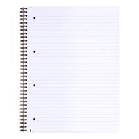 Age Bag  carnet reliure intégrale perfo 4 trous 22,5x29,7cm 160p détachables ligné rouge - Image 2