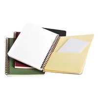 Age Bag carnet reliure intégrale à poches 14,8x21cm 120p détachligné vert - Image 2