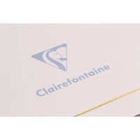 Triomphe GOLD carnet blanc piqûre textile 14,8x21cm 96p uni papier blanc 90g - Image 6