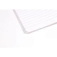 Triomphe GOLD carnet blanc piqûre textile 14,8x21cm 96p ligné papier blanc 90g - Image 3