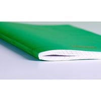 8000 POLYPRO, Cahier piqué vert 21x29,7cm 192p séyès 90g - Image 2