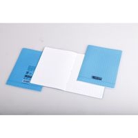 8000 POLYPRO,  Cahier piqué bleu 17x22cm 32p Séyès2,5mm 90g - Image 3
