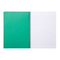 FOREVER premium, cahier reliure intégrale A4 90g recyclé Vert 120p détach Séyès - Image 5