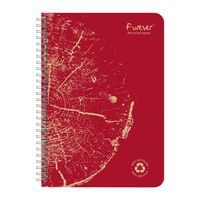 FOREVER premium, cahier reliure intégrale A5 90g recyclé 120p détachLigné coloris assortis - Image 8