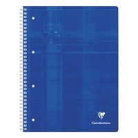 Cahier reliure intégrale 22,5x29,7cm 160p Q.5x5 perfo4 trous - Image principale