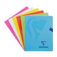 Mimesys cahier piqué polypro 16,5x21cm 72p Q.4x8 + marge coloris assortis - Image principale