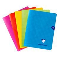 Mimesys cahier piqué polypro 17x22cm 140p séyès coloris assortis - Image principale