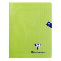 Mimesys cahier piqué polypro 17x22cm 48p séyès Vert - Image principale