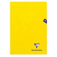 Mimesys cahier piqué polypro 21x29,7cm 48p séyès Jaune - Image principale