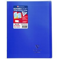 Koverbook piqué polypro transparent Bleu marine 24x32cm 48p séyès - Image principale