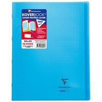 Koverbook piqué polypro transparent 10 couleurs ass 24x32cm 96p Q.5x5+marge livré en boîte prêt-à-vendre - Image principale