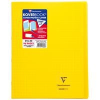 Koverbook piqué polypro transparent Jaune 24x32cm 96p Q.5x5 - Image principale