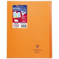 Koverbook piqué polypro transparent Orange 24x32cm 96p Q.5x5+marge - Image principale